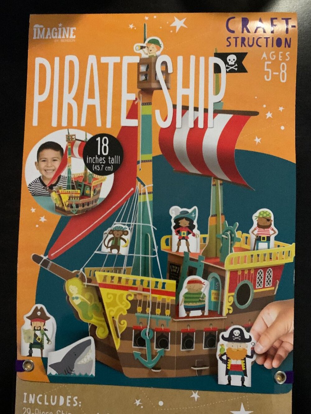 PIRATE SHIP Creative Craft Project for Ages 5 and Up